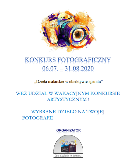 plakat konkursu fotograficznego 