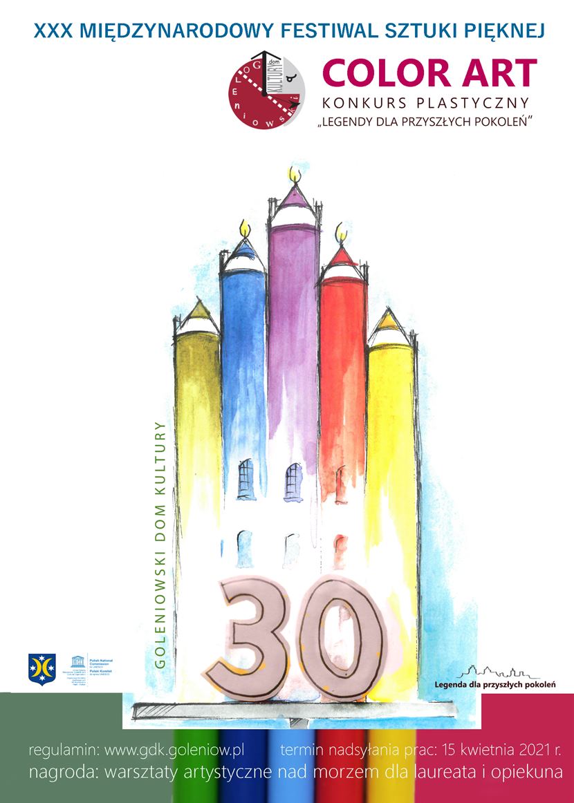 Plakat - XXX Międzynarodowym Festiwalu Sztuki Pięknej Color Art