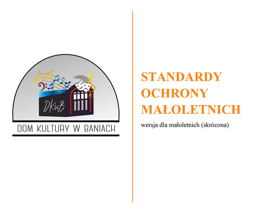 Plakat informujący o Standardach Ochrony Małoletnich 