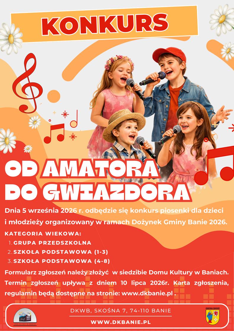 Konkurs od amatora do gwiazdora