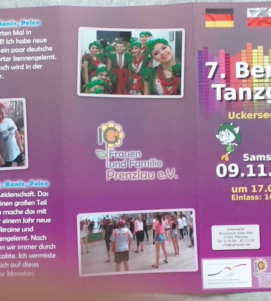 plakat projektu wymiany młodzieży dofinansowanym przez Polsko-Niemiecką Współpracę Młodzieży